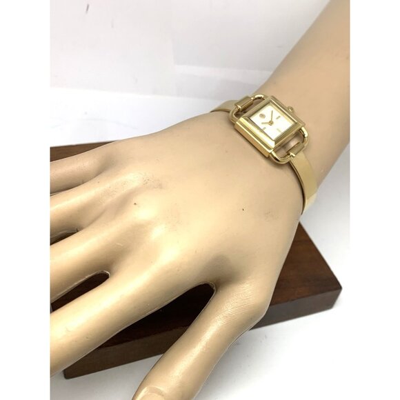 Tory Burch Women's Watch TBW7257 Petite Cream Dial Quartz Bangle Gold Steel - Picture 5 of 14